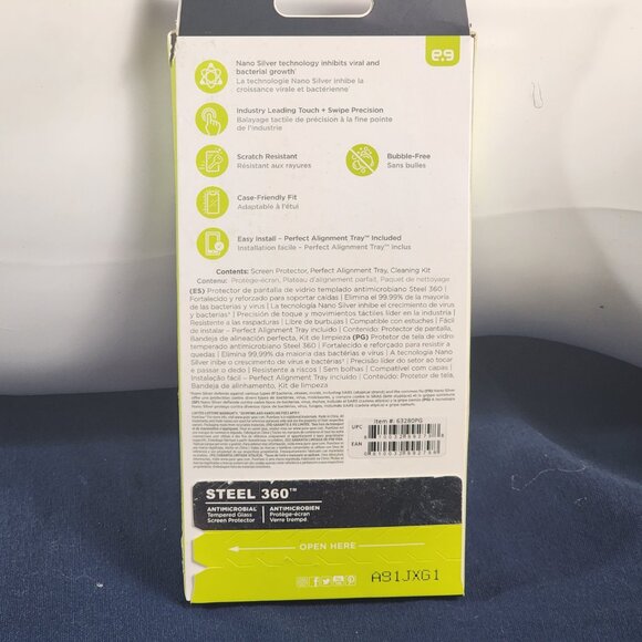 Puregear Steel 360 Antimicrobial Tempered Glass Screen Protect iPhone 2020 6.7" - Picture 10 of 16